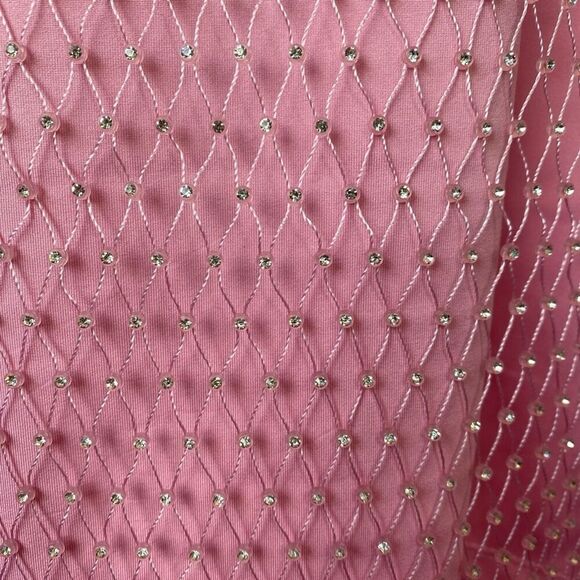 Endless Rose Embellished Mesh Overlay: Size Large NWT - Picture 10 of 11